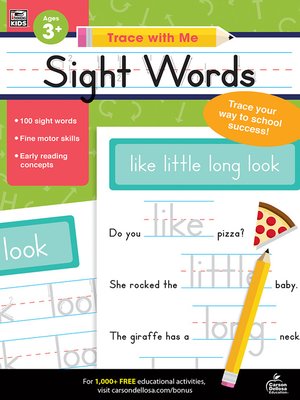 cover image of Trace with Me Sight Words